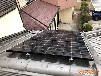 桑名市M様　太陽光発電施工事例